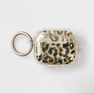 Heyday AirPod Generation 3 Earbud Case Cover clear and gold✨